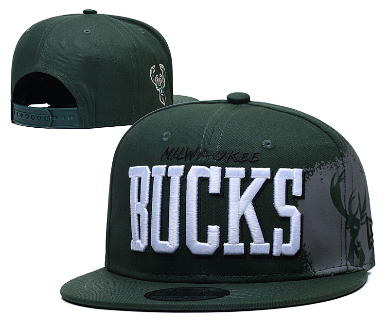 Milwaukee Bucks Stitched Snapback Hats 005